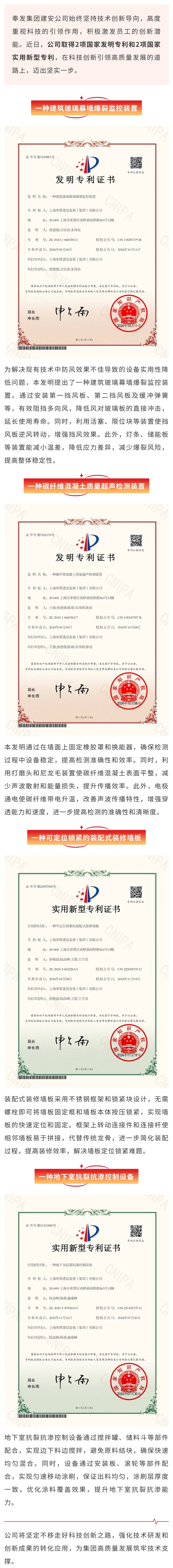 Jianan 바카라 배팅 법는 2 개의 더 이상의 발명 특허와 2 개의 유틸리티 모델 특허를 얻었습니다