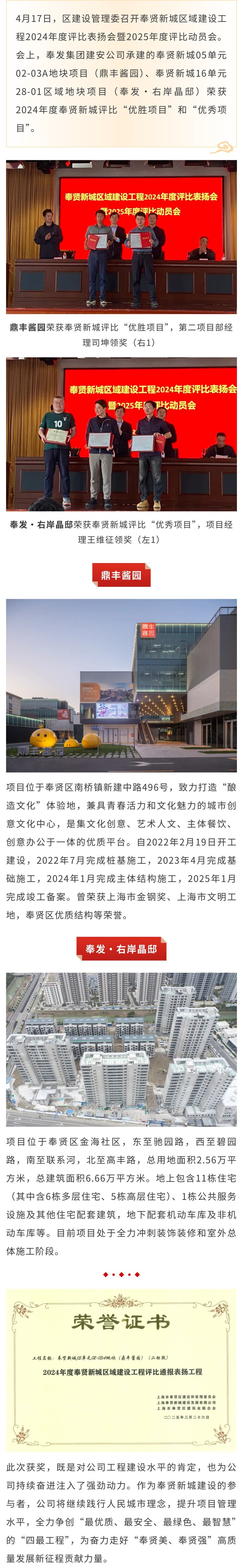 이중 상품을 행복한 상품으로 바카라 사이트 순위하십시오! Jian'an Company는 Fengxian New City Construction Project